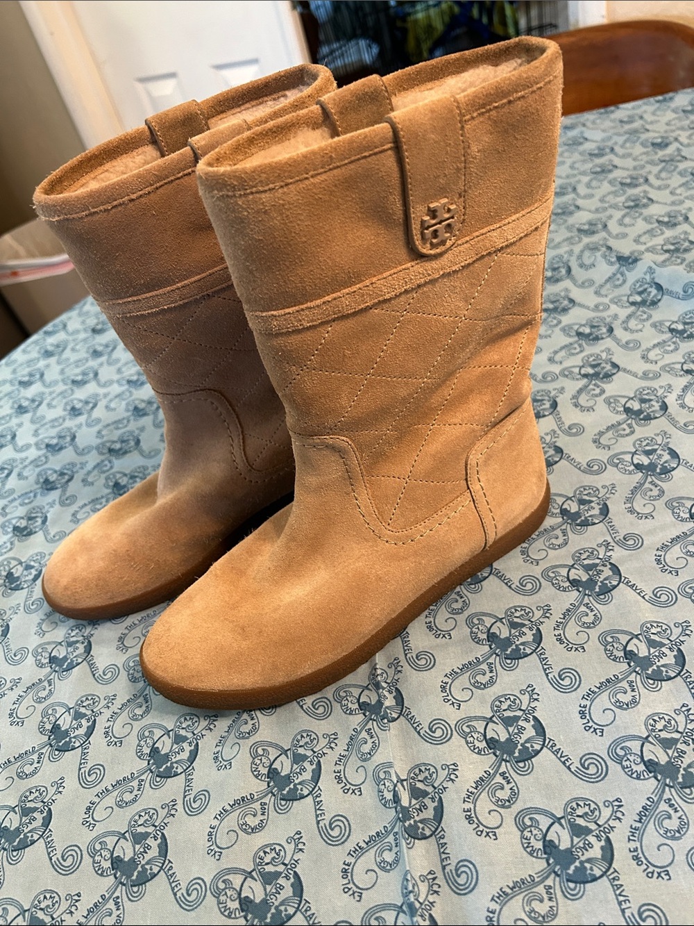 Tory Burch Alana Suede boots size 7